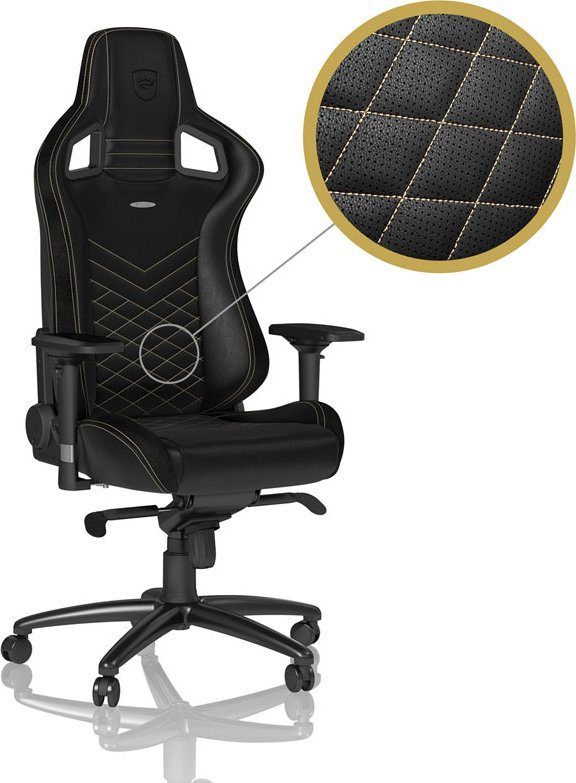 Fotel Noblechairs EPIC - czarny/złoty (GAGC-038)