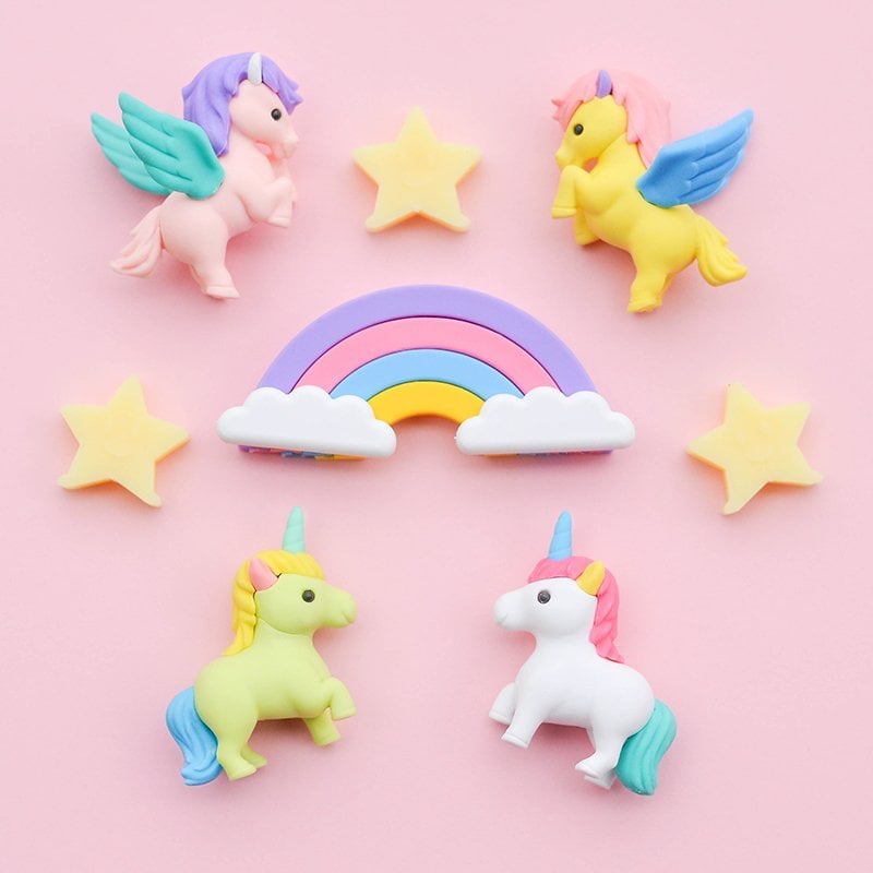 Zestaw gumki do ścierania puzzle Unicorn&Pegasus