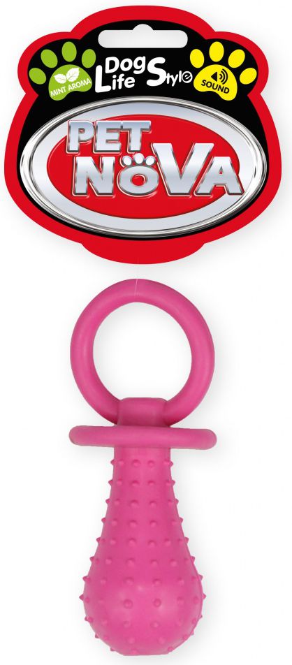 Pet Nova TPR Pacifier Pink 14cm