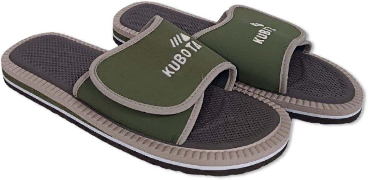 Piankowe klapki Kubota - Rzep Rozmiar 42 Multicolor