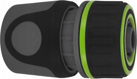 Stalco Szybkozłącze przelotowe 3/4 ze stopem czarne plastikowe