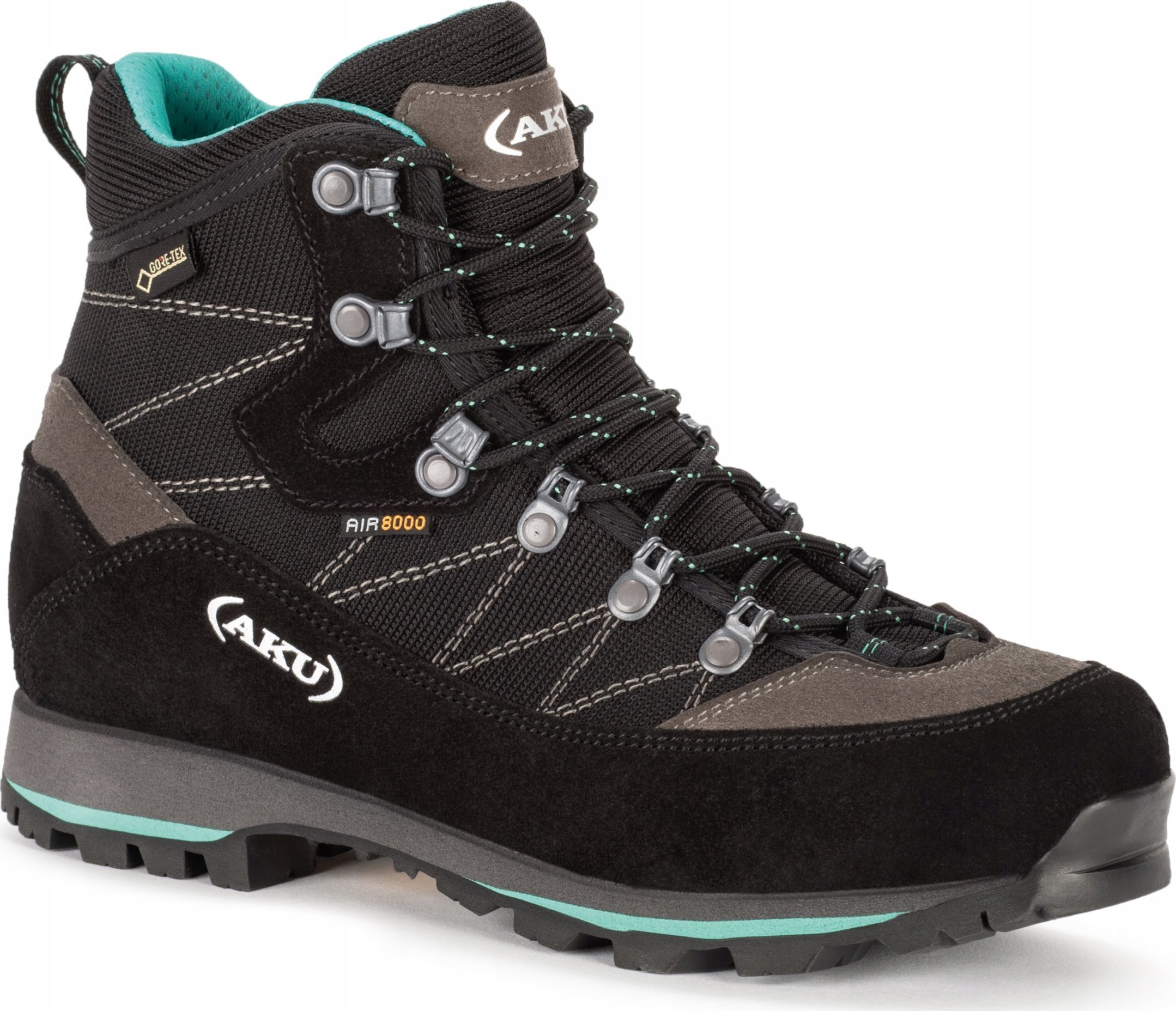 Buty trekkingowe damskie Aku W'S TREKKER LITE III WIDE GTX, black/ mint, 39.5