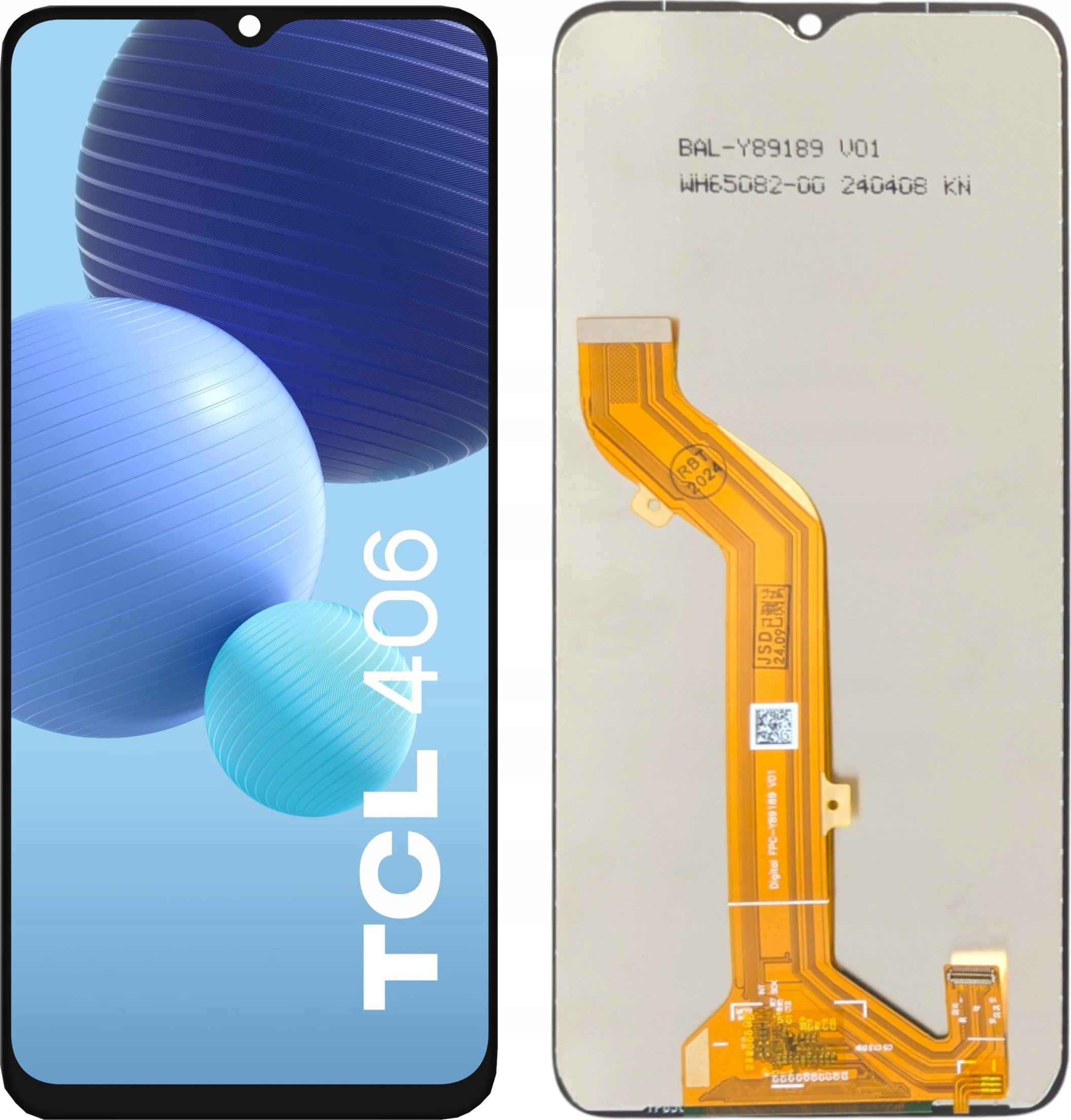 WYŚWIETLACZ EKRAN LCD DO TCL 406 (T506K)