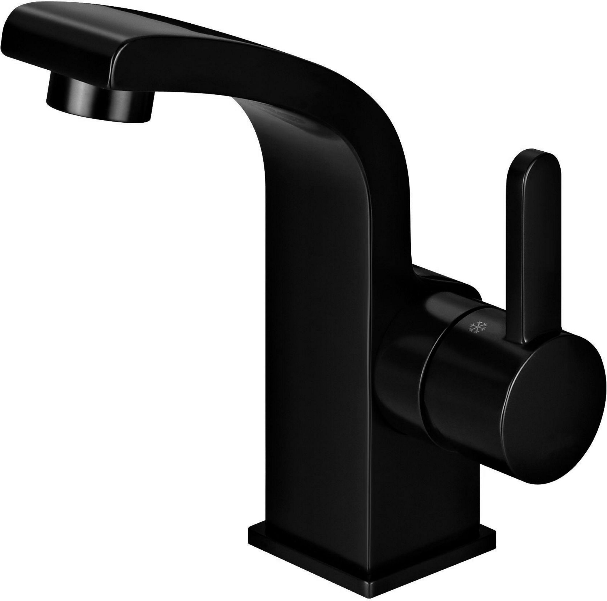 Bateria umywalkowa Omnires Darling stojąca czarny (DA5010)