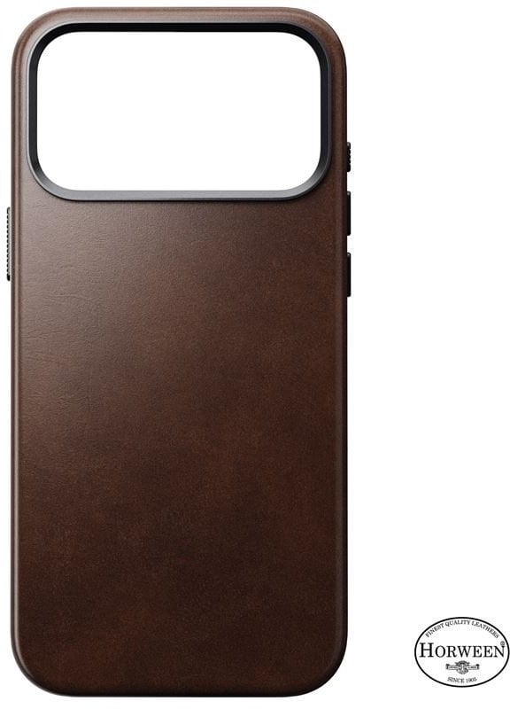 Nomad Traditional Leather Case, rustic brown (Horween) - iPhone 2025 Pro Max