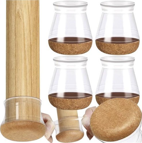 Ruhhy Nakładki na nogi krzesła - zestaw 4 szt. Ruhhy