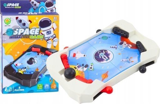 LeanToys Gra Zręcznościowa Mini Gra Kosmiczna Piłka Biała