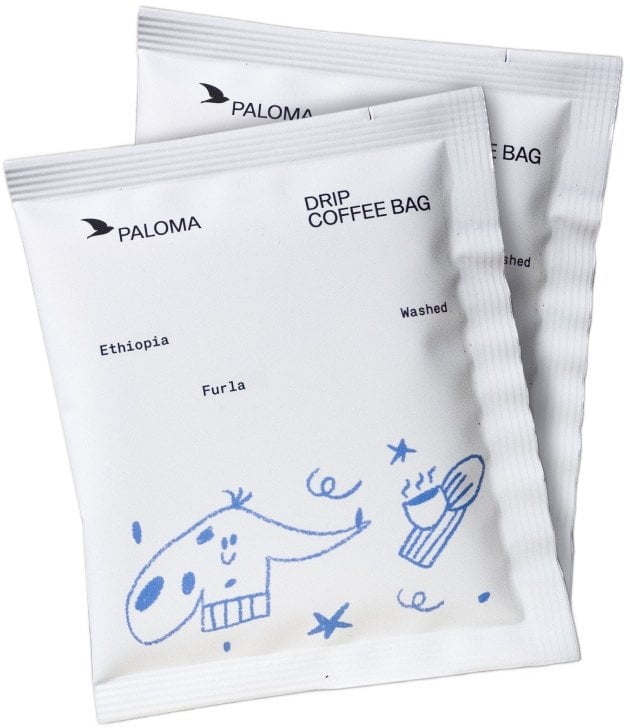 Kawa mielona Paloma Drip Bag Coffee - Etiopia Furla - 10 szt.