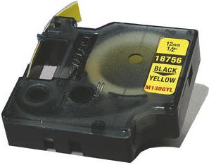 Dymo taśma RHINO 18490 (black on yellow)