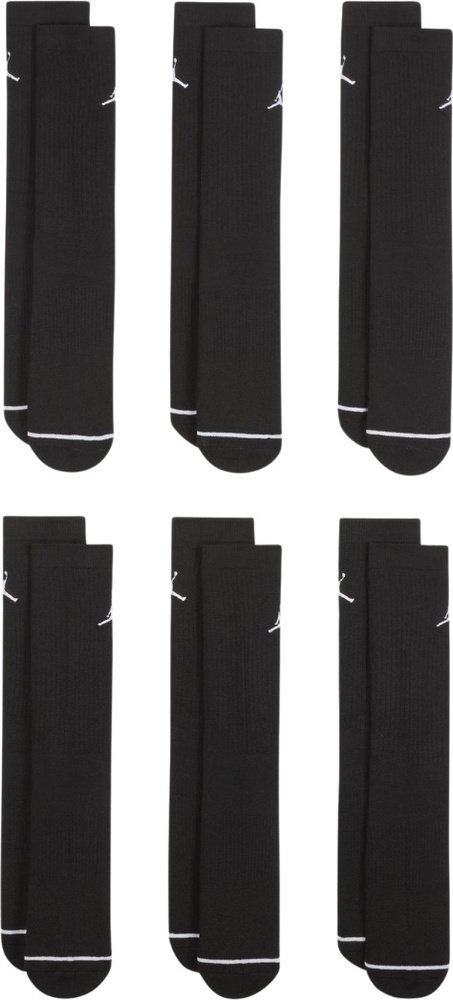 Skarpety Jordan Everyday Cushioned Crew Socks 6 par czarne HV6228 010 38-42