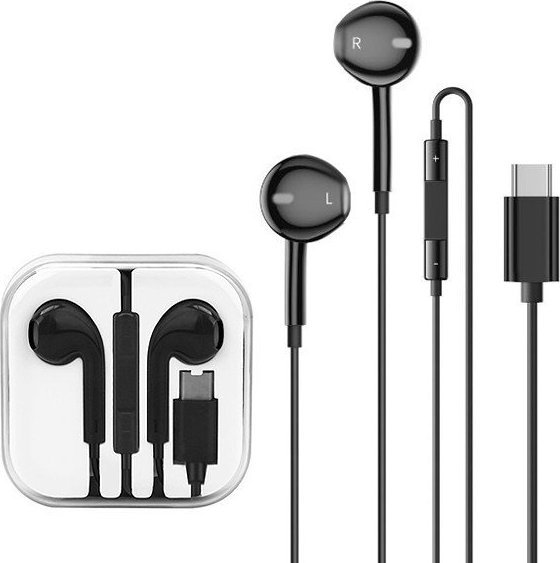 Słuchawki Philips ECOBOX SŁUCHAWKI UNIWERSALNE COLORS TYP-C BOX CZARNE TYPU-C NEW CHIP (SAM S23) DIGITAL AUDIO>