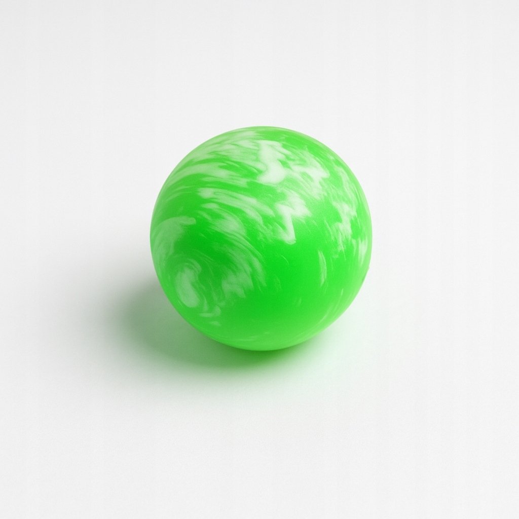 Piłka kauczuk 4,5 cm 26 szt.w słoju