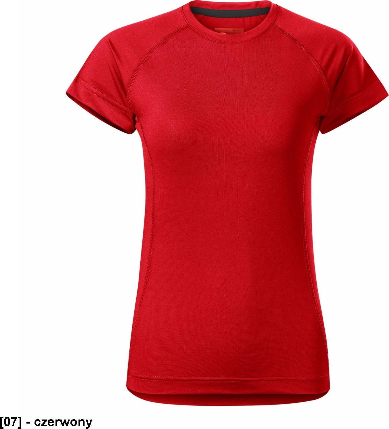 MALFINI Destiny 176 - ADLER - Koszulka damska, 160 g/m, 5% elastan, 95% micro poliester - czerwony M