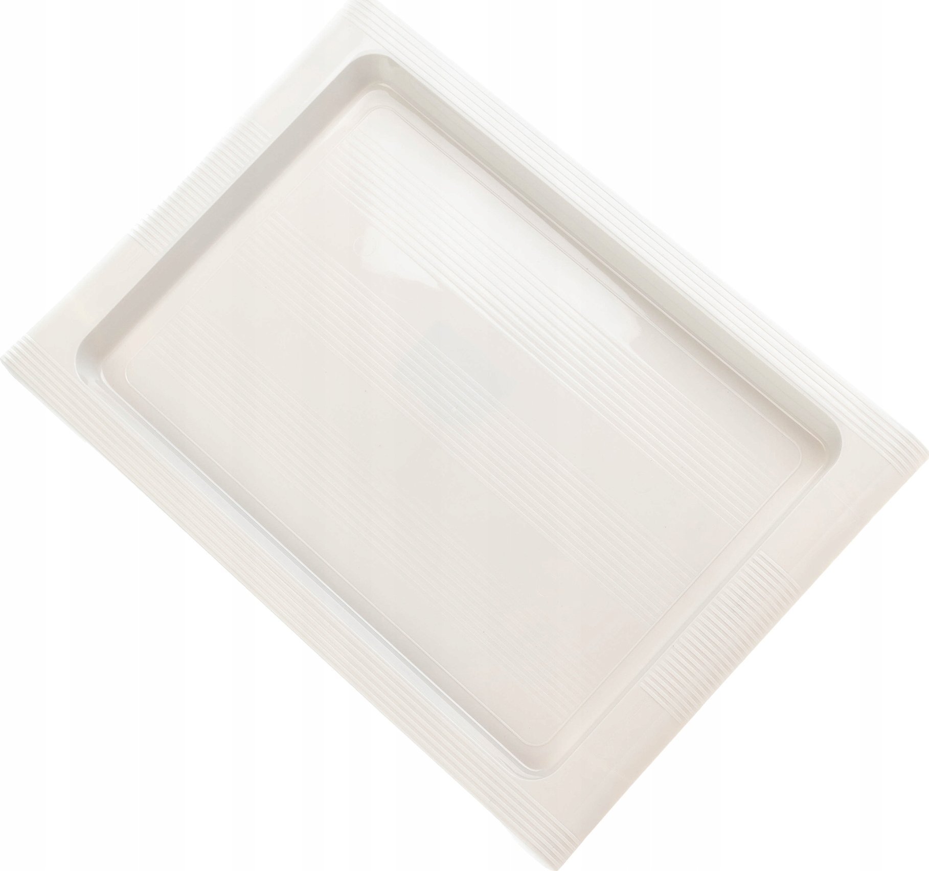 Kadax KADAX Taca Barowa Tacka Kuchenna Plastikowa Kelnerska Duża Biała