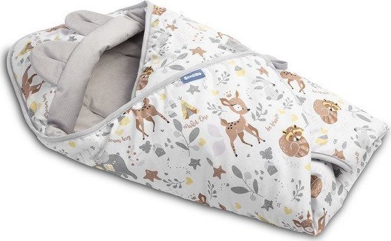 Sensillo OTULACZ DO FOTELIKA VELVET BIAŁY LEŚNA PRZYGODA