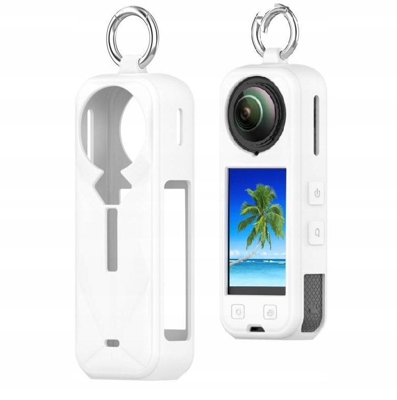 Pokrowiec Futerał Etui Case Osłona Silikonowa Do Insta360 X5 / Insta 360 X 5 / Sya002918301a / Biały