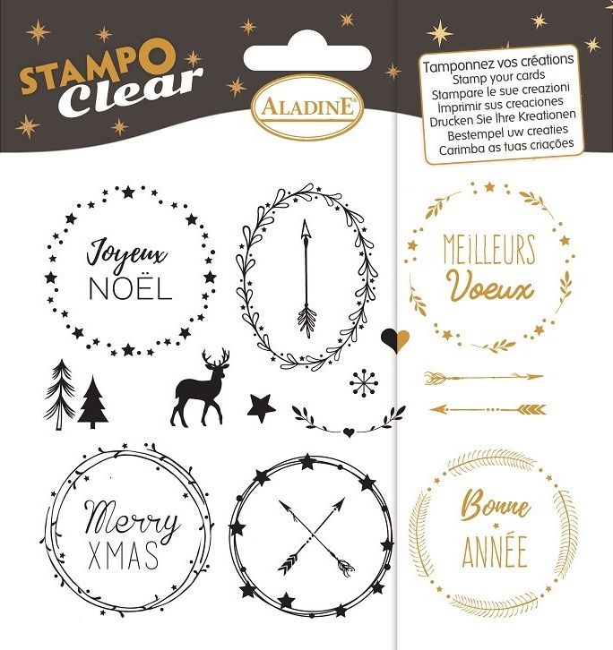 Aladine Stemple silikonowe Święta w Wieńcach