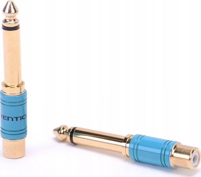 Adapter AV Vention Adapter audio Vention VDD-C03 6,35mm męski na RCA żeński 0,5m niebieski