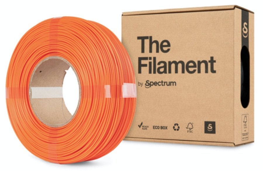 Spectrum Filaments TF-24053 materiały drukarskie 3D Kwas polimlekowy (PLA) Pomarańczowy 1 kg