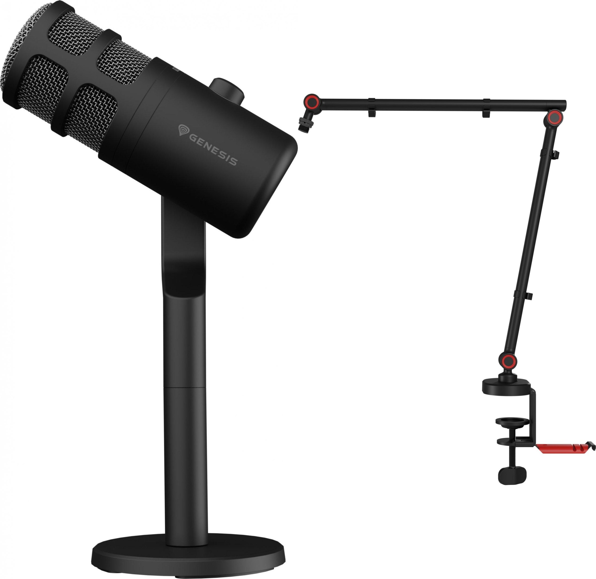 Mikrofon Genesis Mikrofon Genesis Radium 350D (NGM-2168) + Ramię do mikrofonu THULIUM 500 (NGM-2156)
