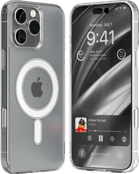 Mercury Mercury etui MagSafe Jelhard iPhone 16 Pro Max 6,9" transparent