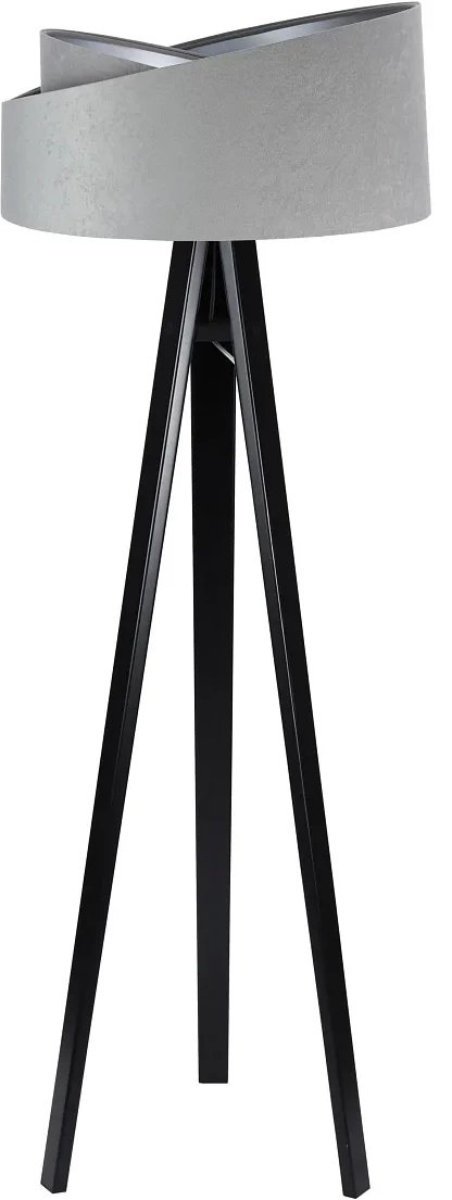 Lampa stojąca GEMSTONE szara/srebrna/czarna BPS KONCEPT