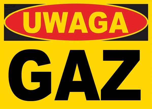 Mój dom Bto-12 - Znak Tablica Budowlana - Uwaga Gaz