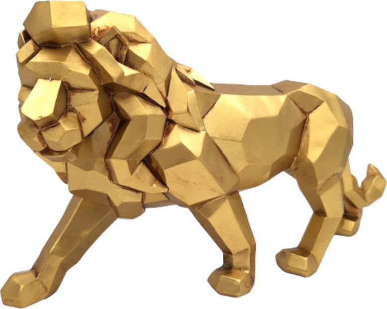 Giftdeco Duża Figurka - Złoty Lew