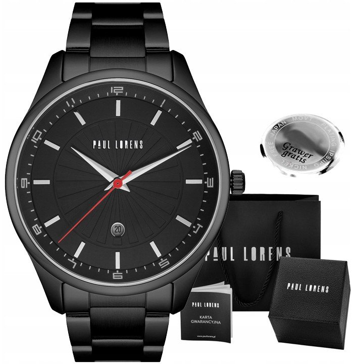 Zegarek męski Paul Lorens-GAVEN-1A5 Z GRAWEREM