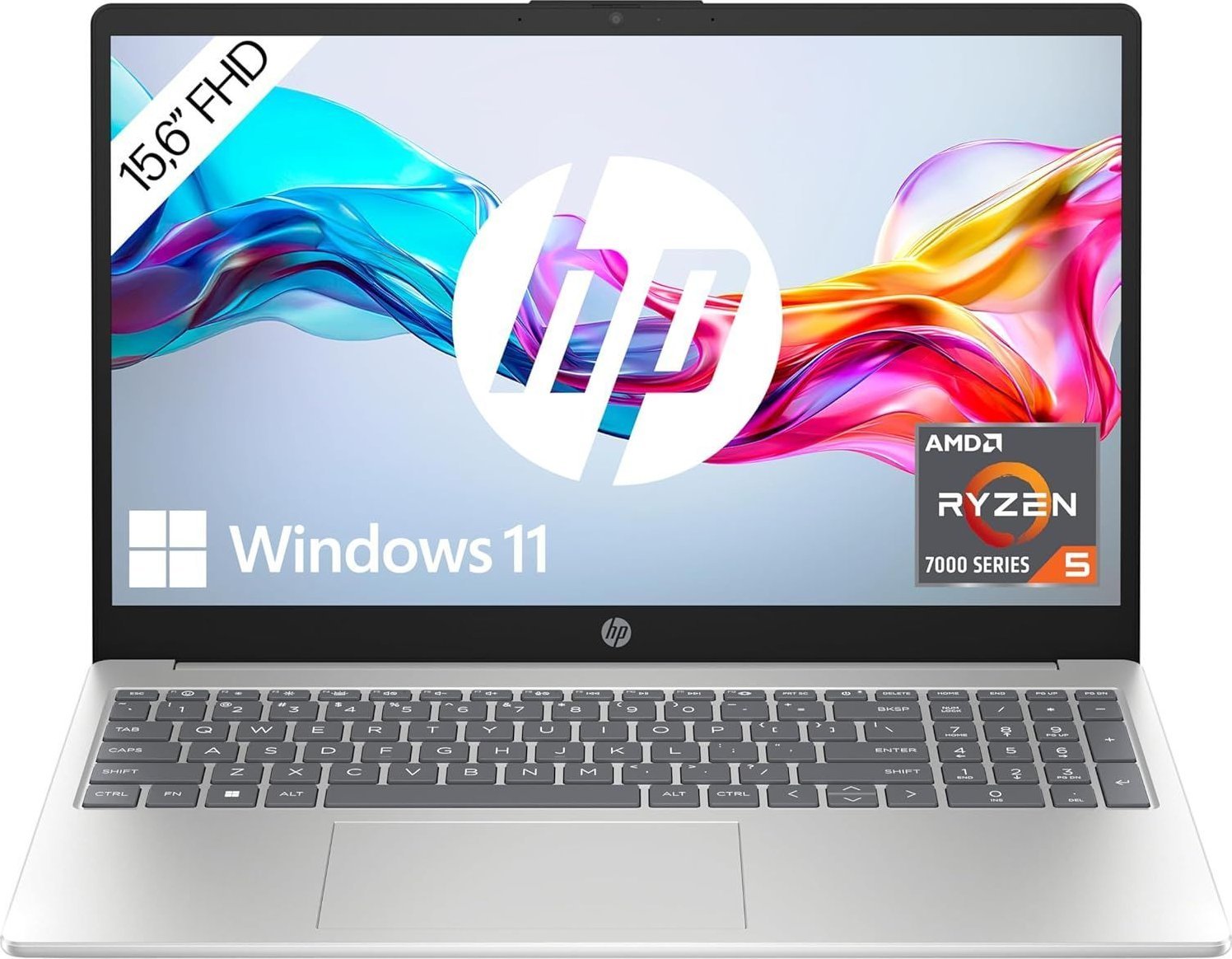Laptop HP Laptop HP 15-fc0117nw 15,6" FHD IPS AMD R5 7520U 16/512GB W11H Wi-Fi BT