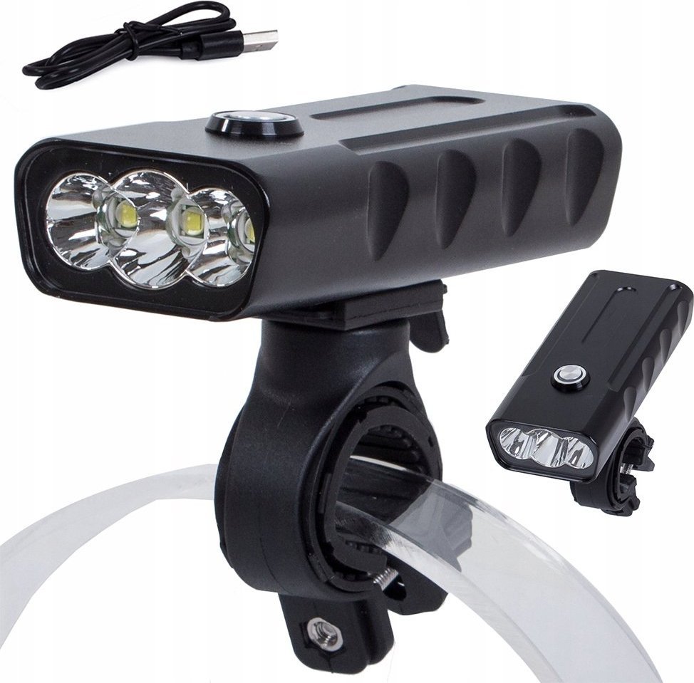 Verk LAMPKA ROWEROWA PRZEDNIA LATARKA LED CREE XM-L T6