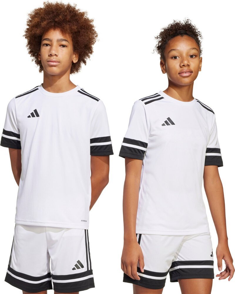 Koszulka dla dzieci adidas Squadra 25 biała JJ0057 116cm