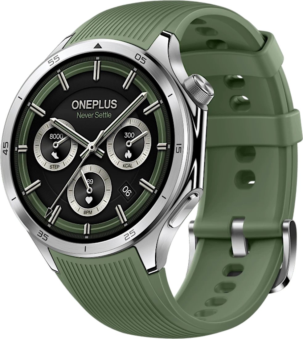 Smartwatch OnePlus Watch 3 46 mm GPS Zielony (Emerald Titanium)