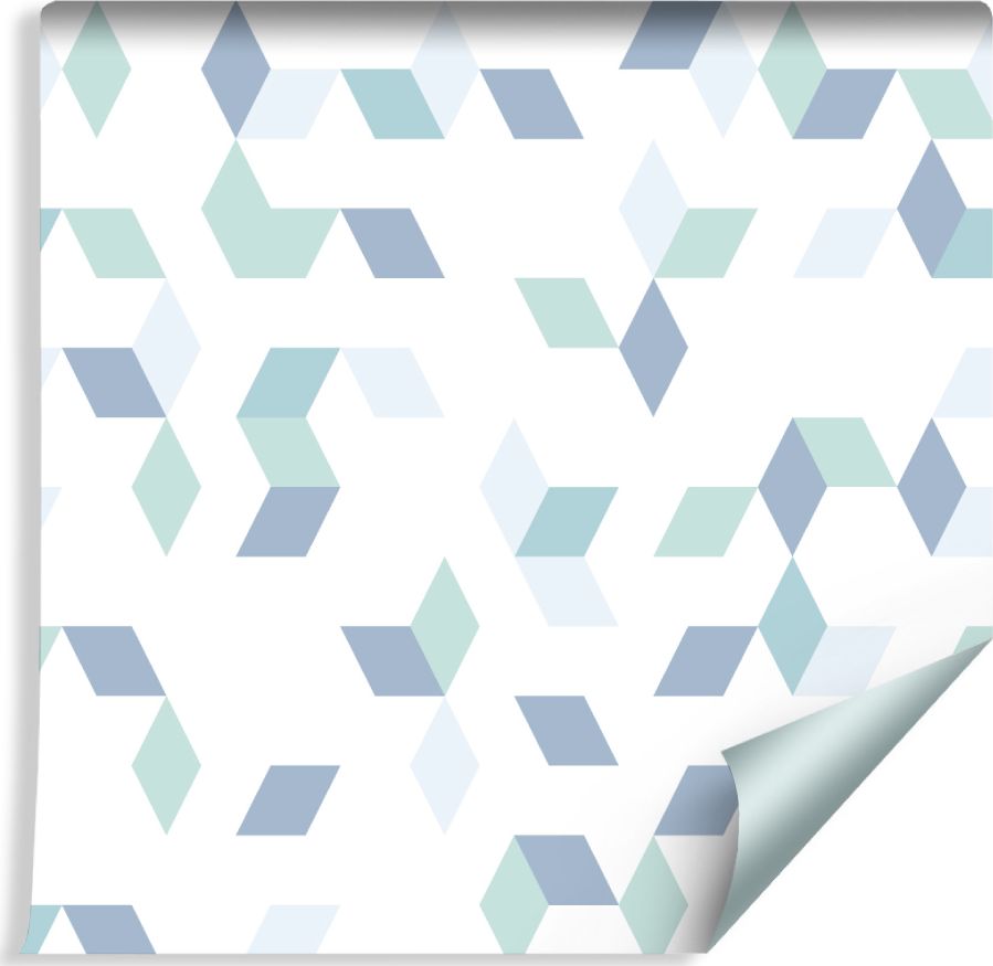 Muralo Tapeta Kolorowy Wzór Geometryczny