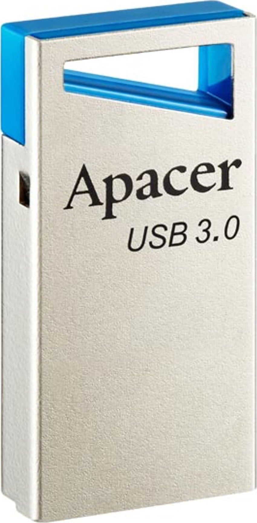 Pendrive Apacer Apacer USB flash disk, USB 3.0, 64GB, AH155, srebrny, AP64GAH155U-1, USB A, z oczkiem na brelok