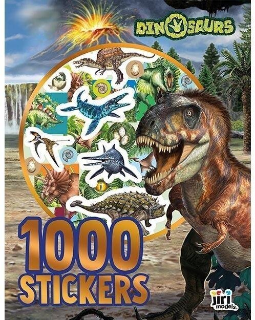 Naklejki Dinozaury 1000szt