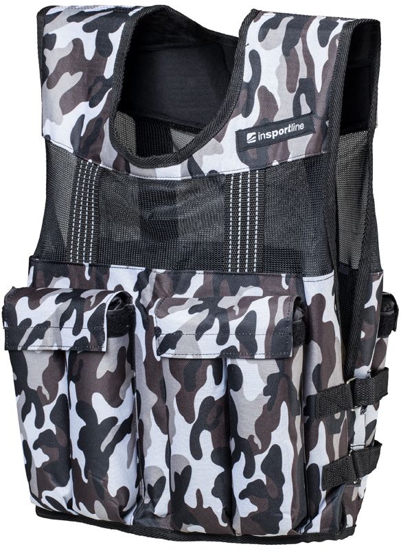 inSPORTline Kamizelka treningowa z obciążeniem Dracus 10 kg moro (13461)