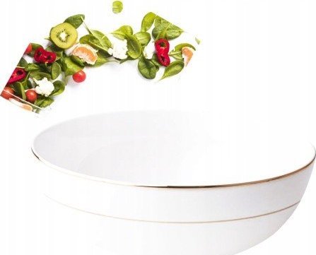 Ambition Salaterka na sałatki porcelanowa biała 20 cm