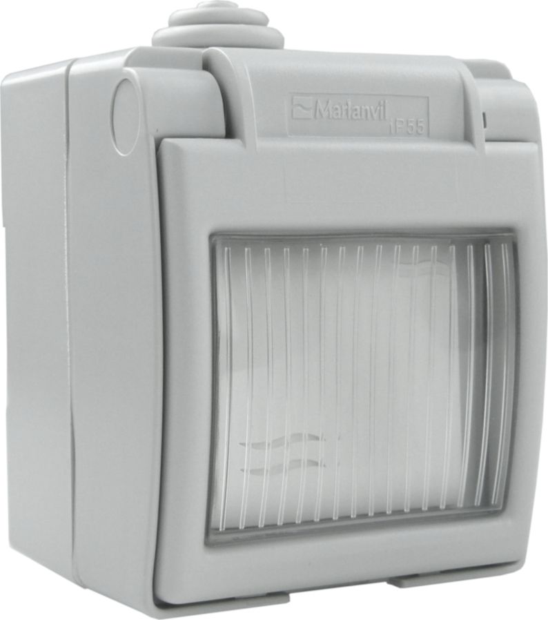 Marlanvil Włącznik światła pojedynczy natynkowy IP55 hermetyczny szary wyłącznik 1570.00 M-L 4114