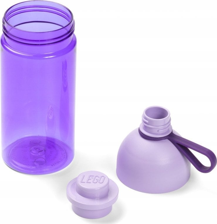 LEGO LEGO Hydration Bottle 0,5L Transparent Lavender