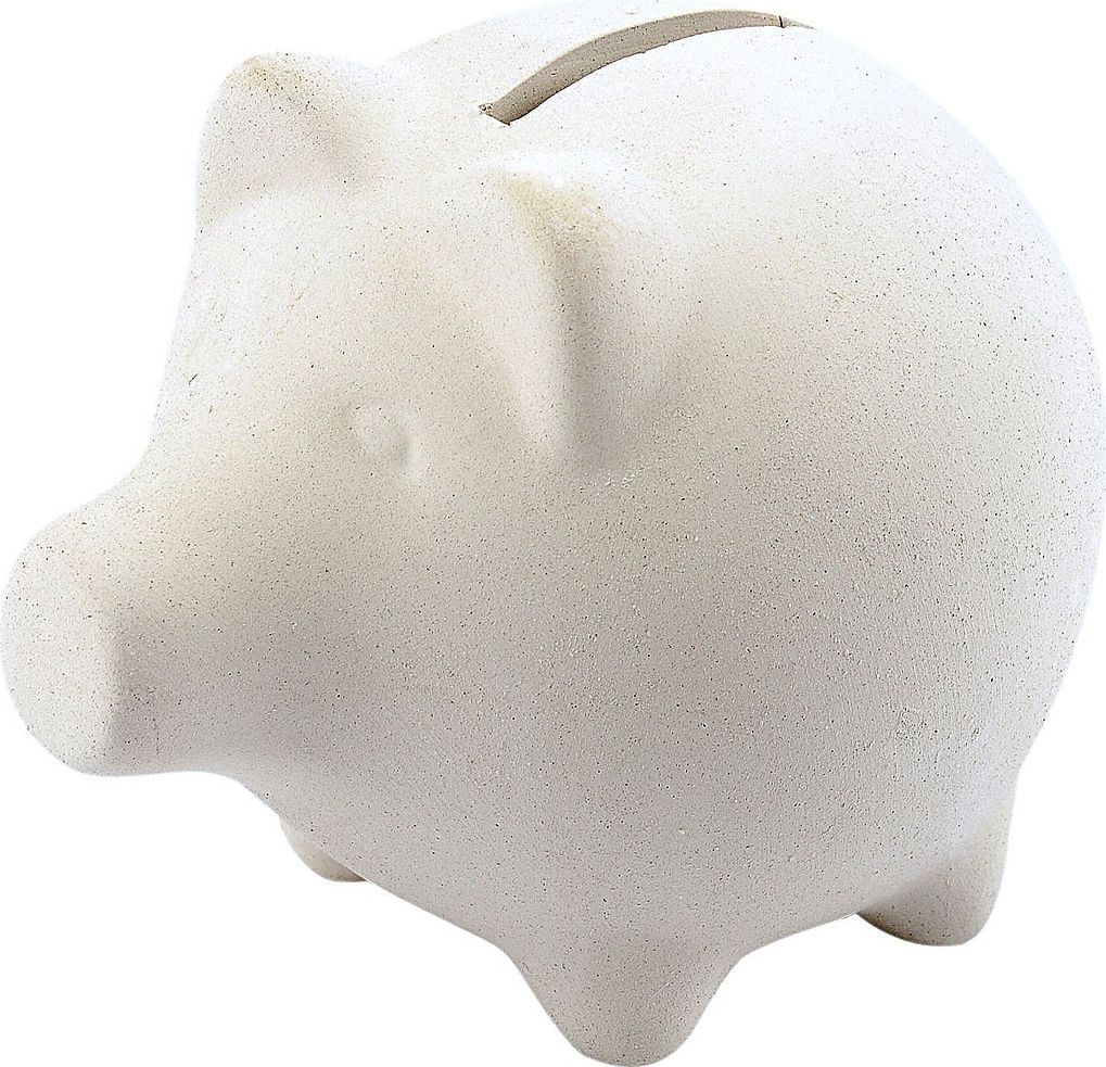 Creativ Company Świnka Skarbonka z terakoty H: 9 cm