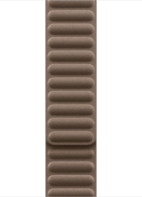 Apple Pasek karbowany magnetyczny w kolorze jasnobeżowym do koperty 45 mm - rozmiar M/L