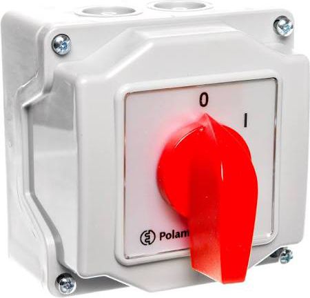 Tarel Łącznik krzywkowy 0-1 3P 16A w obudowie z płytką przednią (8314-200)