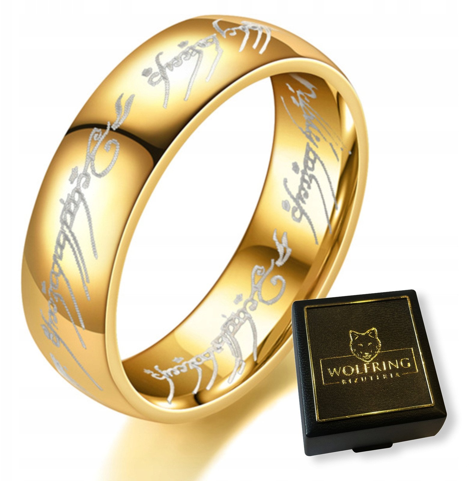 OBRĄCZKA PIERŚCIEŃ z Wolframu WOLFRING EU19 US09