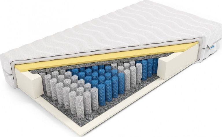 Frankhauer Materac APOLLO 100x200 kieszeniowy 7-strefowy dwustronny Frankhauer