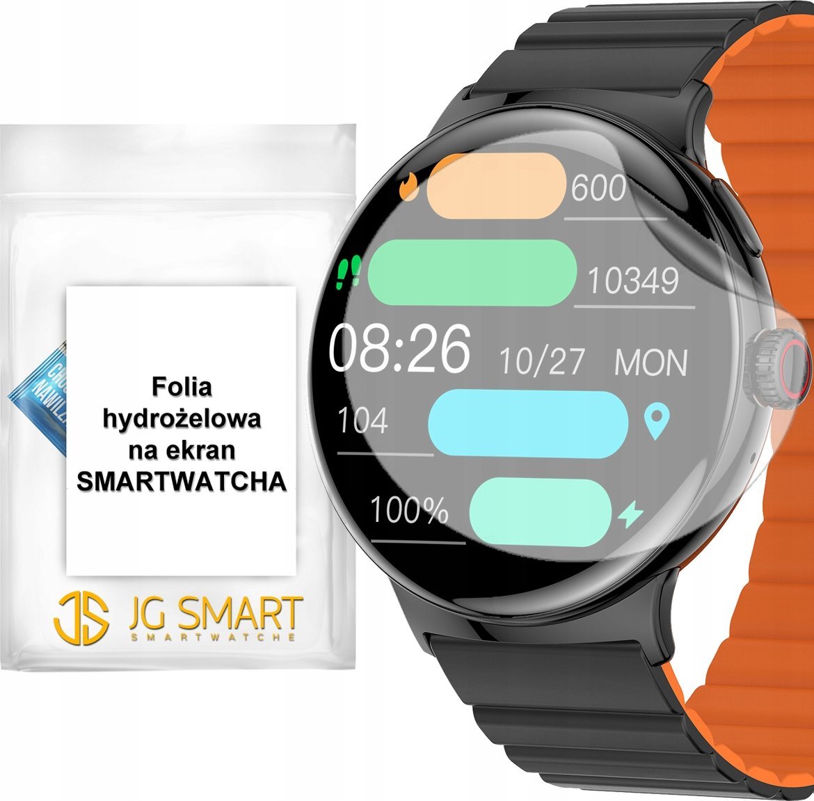 Folia ochronna na ekran smartwatcha JG SMART JS99 - FOLIA HYDROŻELOWA
