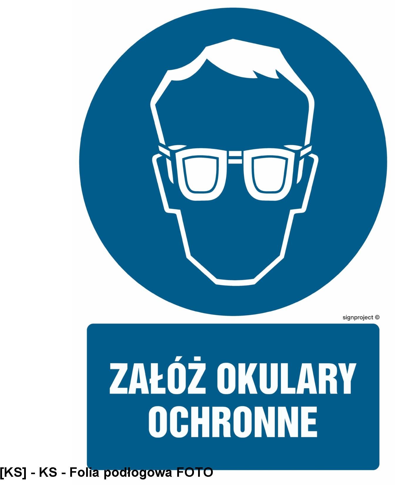 GL003 - Załóż okulary ochronne 50x75