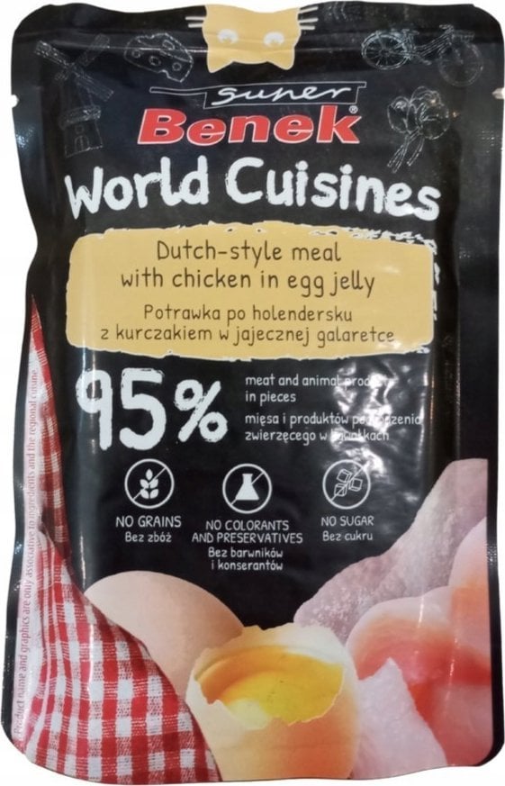 SUPER BENEK SASZ.KOT 100g WORLD CUISINES KURCZAK W JAJECZNEJ GALARETCE