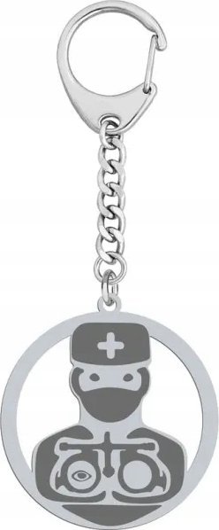 Radziszewska Jewellery Brelok Srebrny Okulista GRAWER GRATIS