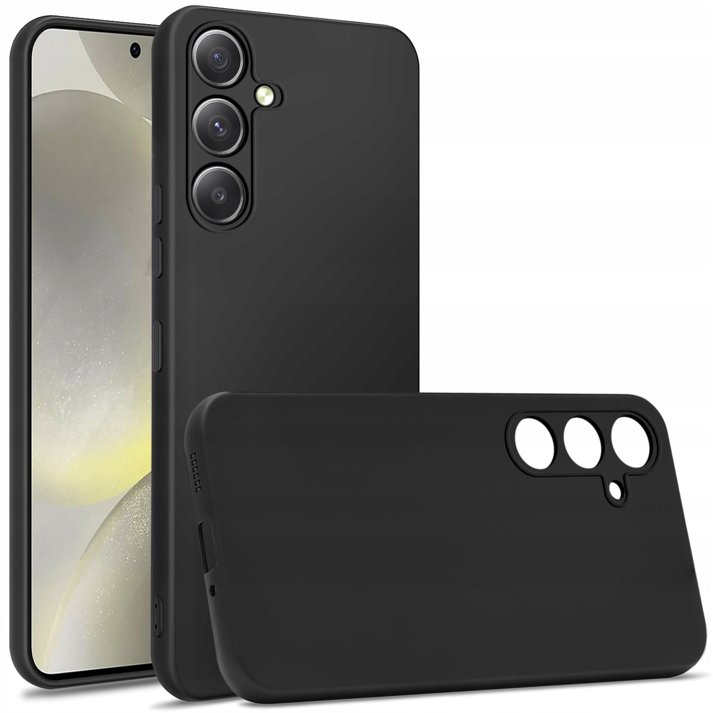 Etui do Samsung Galaxy S24 CASE MATT PLECKI MATOWE SOFT + SZKŁO 9H